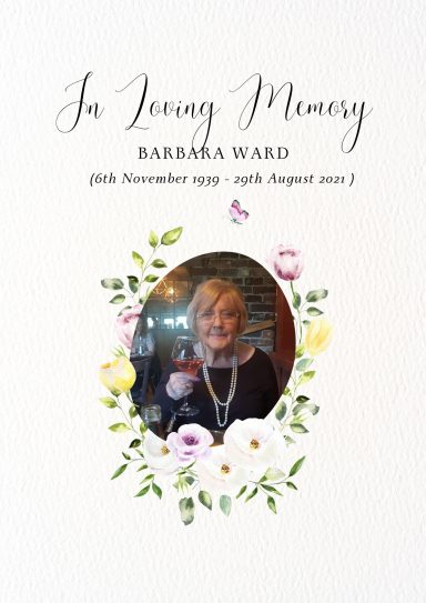 seeded memorial card